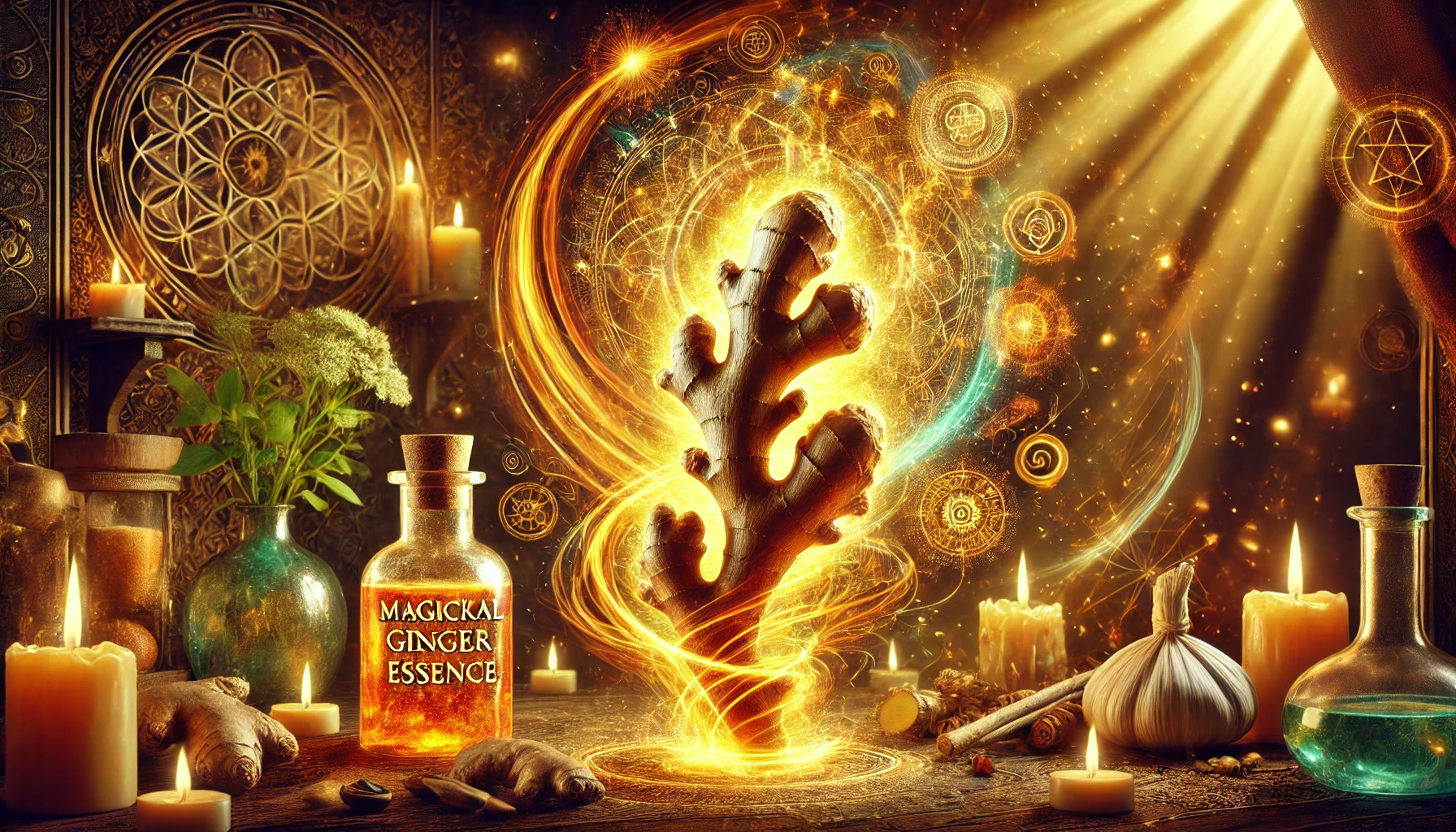 Ginger Spell Magickal Ginger Essence - Indonesian Esoteric & Metaphysical Center