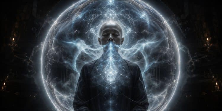 Sacred Breath Defense Matrix symbolizing breath-field protection, energetic purification, vital presence, and spiritual energy boundaries.